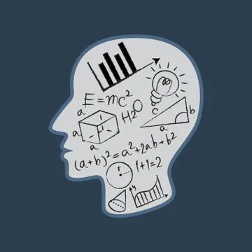 Mathematics logo vector Stock Illustration