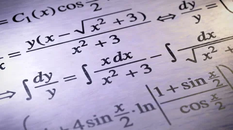 Mathematics. Looping. Stock Footage 43454529
