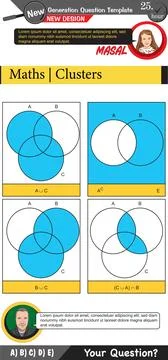 Mathematics, mathematical concepts, High school, middle school Stock Illustration