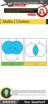 Mathematics, mathematical concepts, High school, middle school Stock Illustration