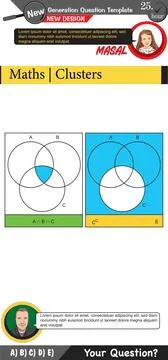 Mathematics, mathematical concepts, High school, middle school Stock Illustration