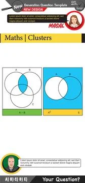 Mathematics, mathematical concepts, High school, middle school Stock Illustration