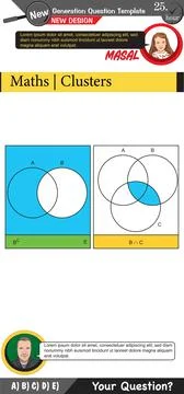 Mathematics, mathematical concepts, High school, middle school Stock Illustration