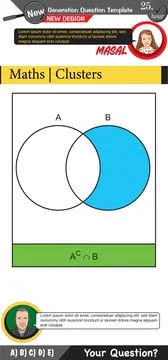 Mathematics, mathematical concepts, High school, middle school Stock Illustration