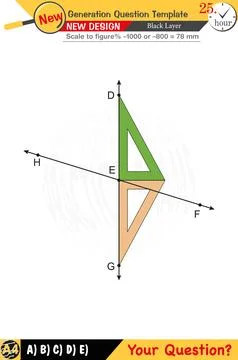 Mathematics, mathematical concepts, High school, middle school Stock Illustration