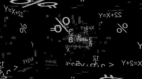 Mathematics Motion Mapping Stock Footage 24720562