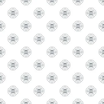 Mathematics pattern seamless Illustrazione stock