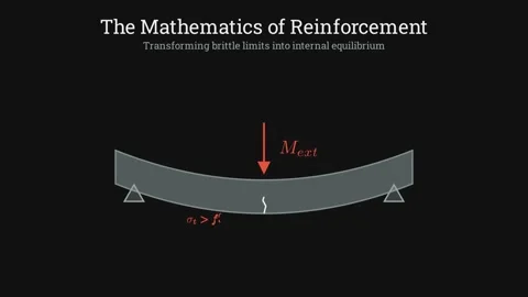 The mathematics of reinforcements Vídeo Stock 335190746