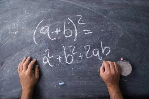 Mathematics representation Graphic representation of a mathematics formula... Stock Photos