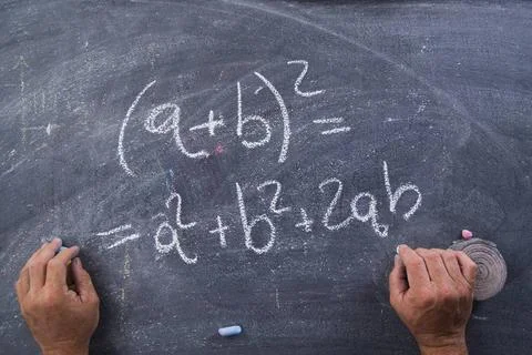 Mathematics representation Graphic representation of a mathematics formula... Stock Photos
