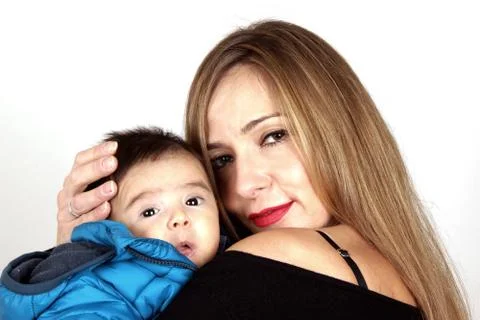 Mather and Son Stock Photos