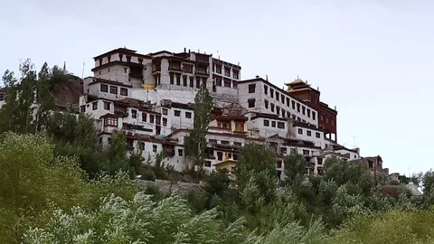 Matho gompa monastery, Ladakh,India Stock Footage 124783110