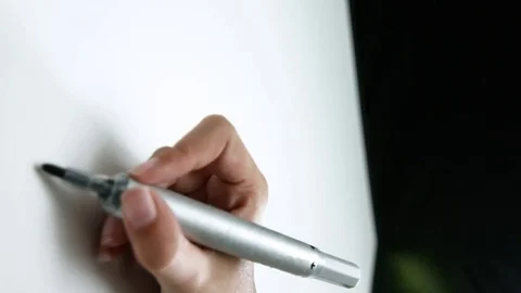 Maths with black marker on white board Vídeos de archivo 79804446