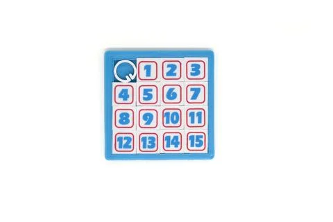 Maths educational game, logical thinking. Isolated on white background Stock Photos