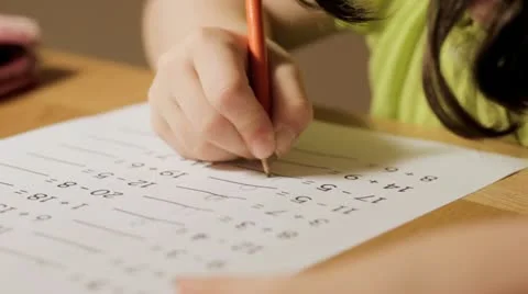 Maths Homework Video stock 11897802