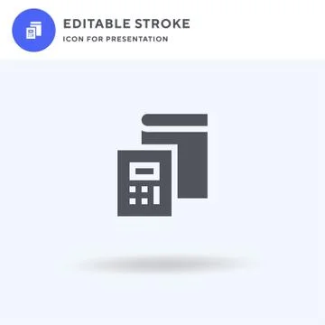 Maths icon vector, filled flat sign, solid pictogram isolated on white, logo Stock Illustration