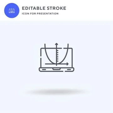 Maths icon vector, filled flat sign, solid pictogram isolated on white, logo Stock Illustration