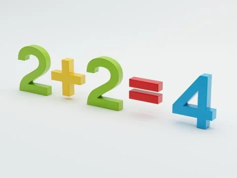 Maths Numbers Stockillustratie
