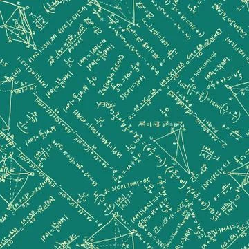 Maths seamless pattern. EPS 8 Stock Illustration