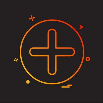 Maths signs icon design vector Stock Illustration