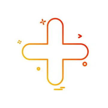 Maths signs icon design vector Stock Illustration