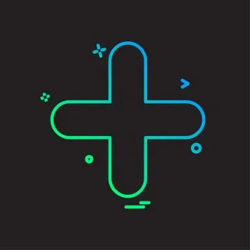 Maths signs icon design vector Stock Illustration