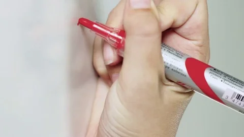 Maths on white board Stock Footage 79804421