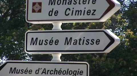 Matisse Museum Stock Footage 10879085