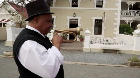 Matjiesfontein Bugle Stock Footage 58963421