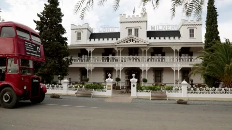 Matjiesfontein bus 2 Stock Footage 58964402