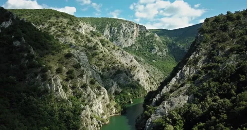 Matka Canyon Stock Footage 142003887