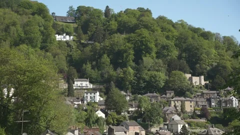 Matlock Bath, Matlock, Derbyshire, Peak District National Park, England Stock Footage 242297615