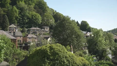 Matlock Bath, Matlock, Derbyshire, Peak District National Park, England Stock Footage 242298017