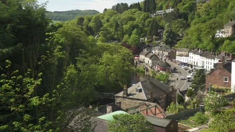 Matlock Bath, Matlock, Derbyshire, Peak District National Park, England Stock Footage 242298034