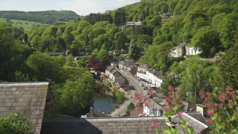 Matlock Bath, Matlock, Derbyshire, Peak District National Park, England Stock Footage 242298044