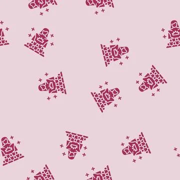 Matriarchy glyph seamless pattern Stock Illustration