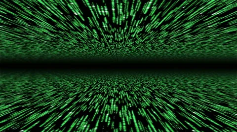 Matrix 3d - 4k 30fps loop - flying through cyberspace Stock Footage 46022258