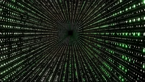 Matrix. Abstract technology background. Futuristic backdrop. Stock Footage 229118541