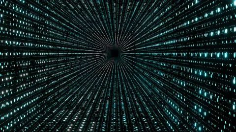 Matrix. Abstract technology background. Futuristic backdrop. Stock Footage 229118548