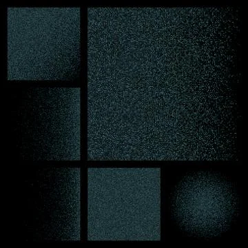 Matrix background. Cyan color theme backgrounds. Gradiented geometric patte.. Illustrazione stock