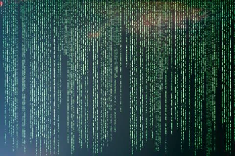 Matrix background Illustration
