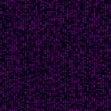 Matrix background. Magenta filled hexademical pairs background. Big sized s.. Illustrazione stock