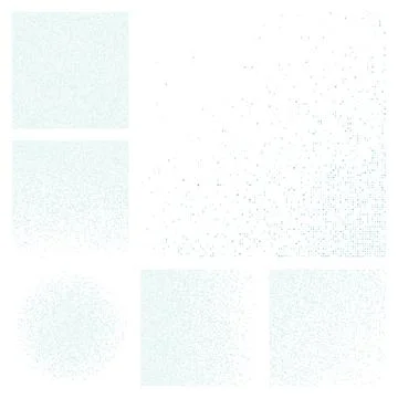 Matrix background. Teal color theme backgrounds. Gradiented geometric patte.. Illustrazione stock