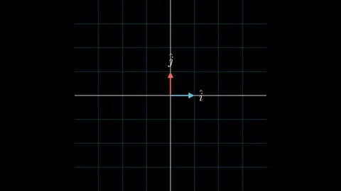 Matrix Basis Vector Transformation. Stock Footage 308353285