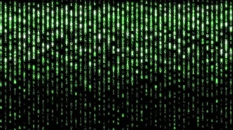 Matrix binary code 4k Stock Footage 43862772