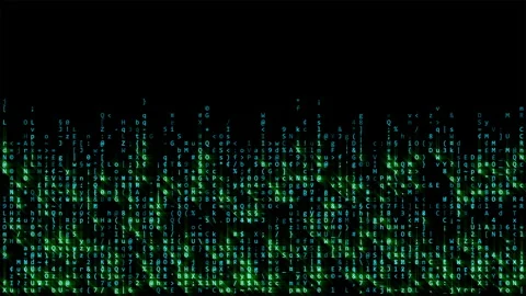 Matrix binary code Abstract background. cyberspace concept. Stock Footage 162168290