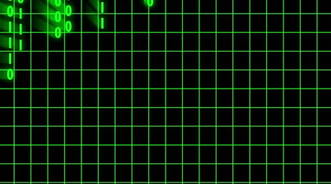 The Matrix, Binary Code, Animation Stock Footage 46710611