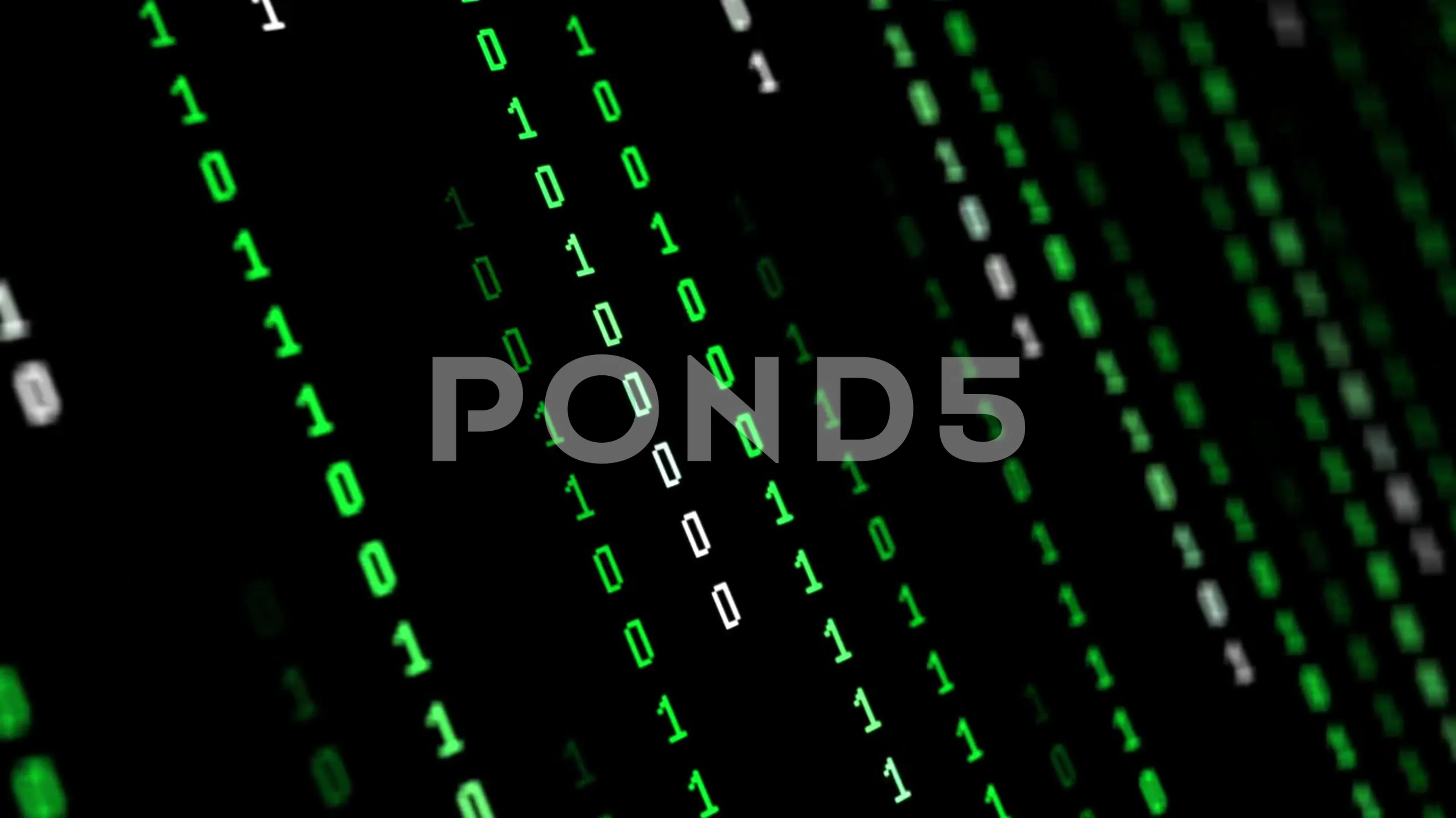 Matrix binary code background green digi... | Stock Video | Pond5