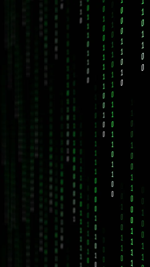 Matrix binary code background green digits Stock Footage 233009899