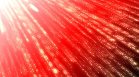 Matrix, binary code - computer application, Internet concept Stockillustratie